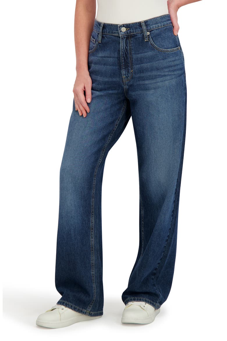 High Waist Wide Leg Jeans, Main, color, SASSAFRAS