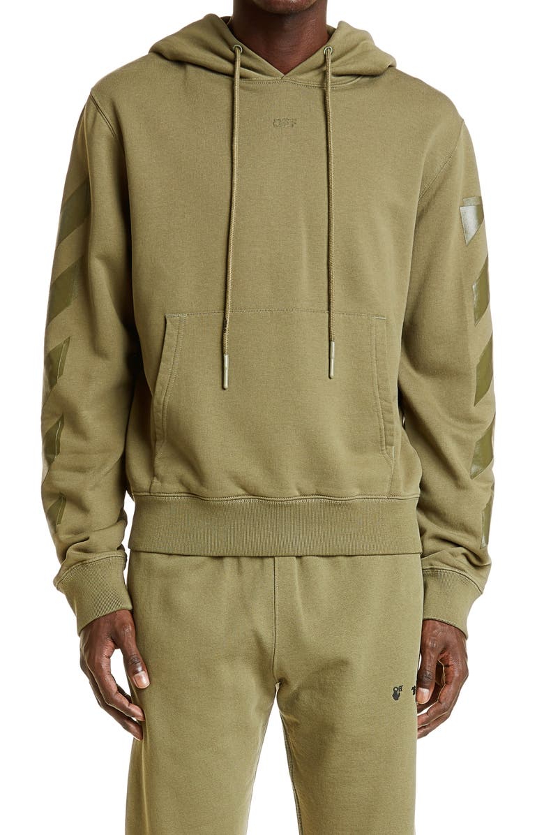 Off-White Rubber Arrow Slim Hoodie, Main, color,