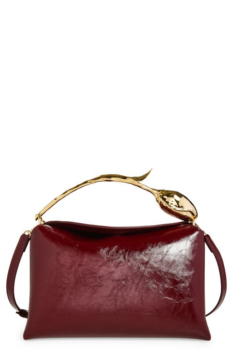 Medium Bloom Leather Handbag
