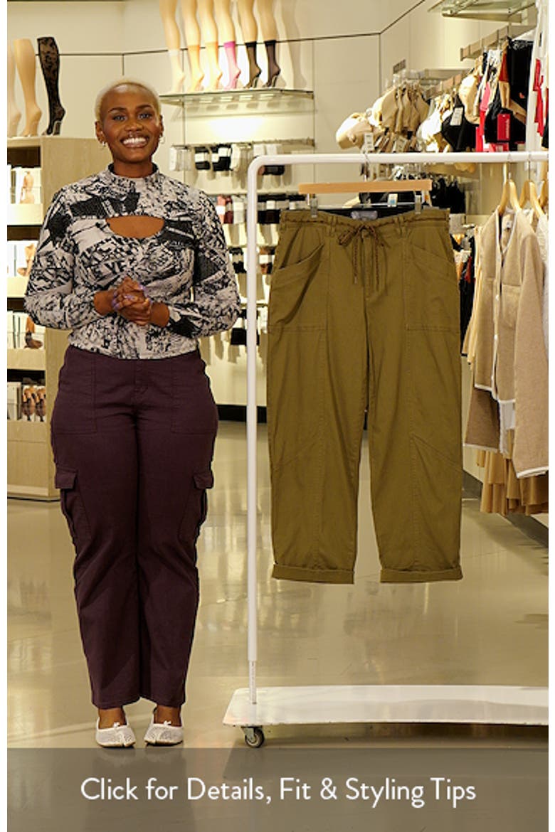 Ultra Skyrise Relaxed Drawstring Waist Stretch Cotton Pants video
