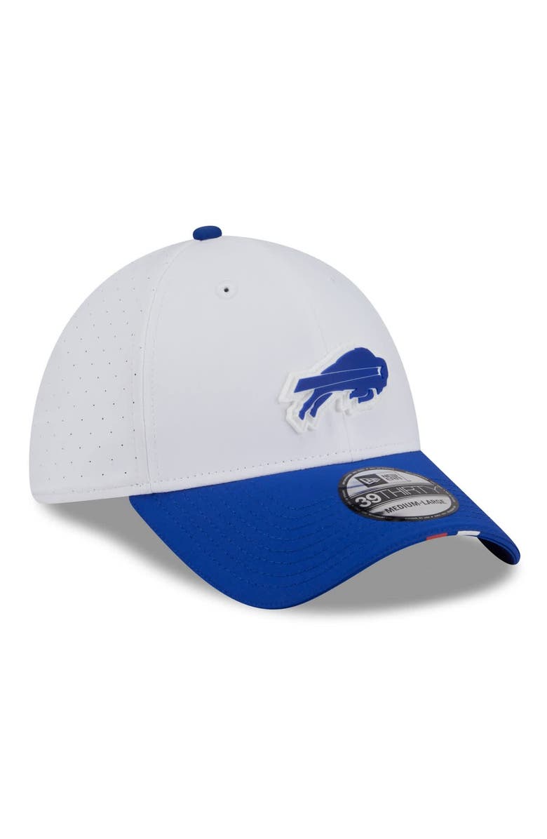 New Era Men's New Era  White/Royal Buffalo Bills 2025 NFL Training Camp 39THIRTY Flex Hat, Alternate, color, White