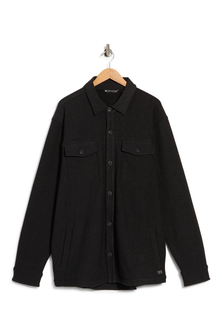 Are We There Yet Button-Up Shirt, Main, color, BLACK