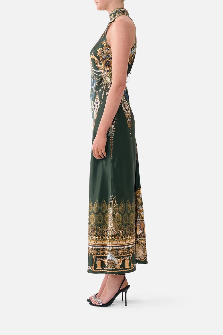 High Neck Bias Dress, Alternate, color, The Secession Sessions