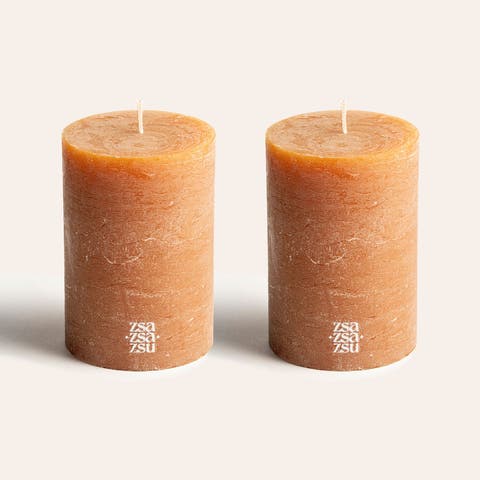 Deurne Pillar Candle 5 in Set of 2