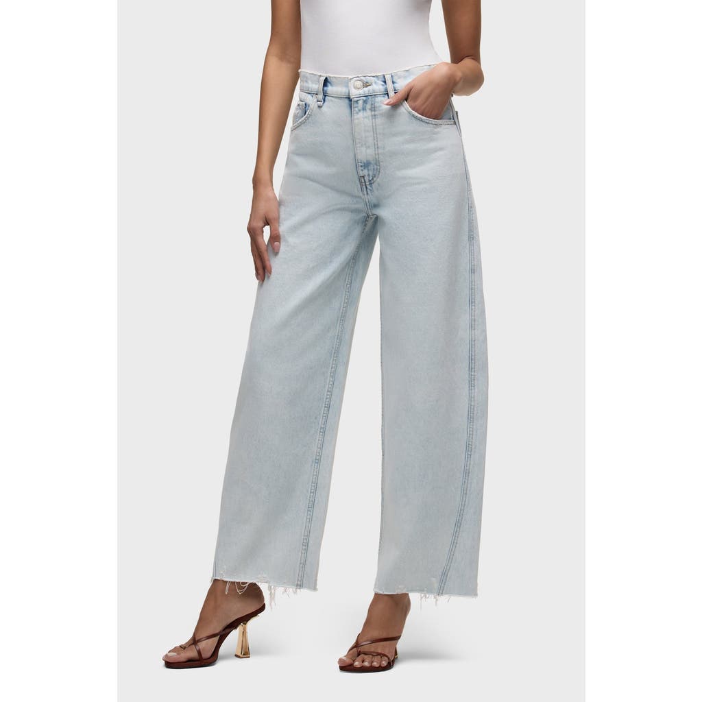 Hudson Bailey Relaxed Barrel Jeans In Kindred In Blue