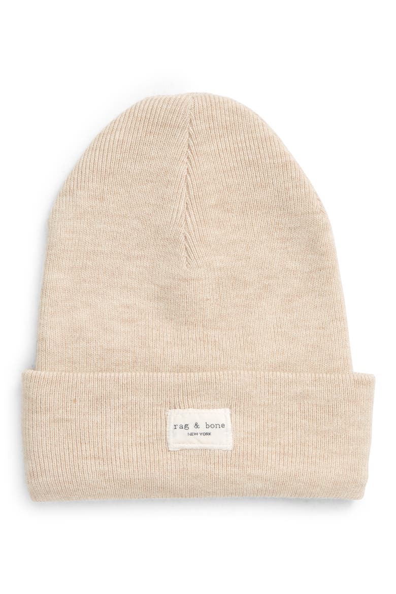 Addison Wool Beanie, Main, color, OATMEAL