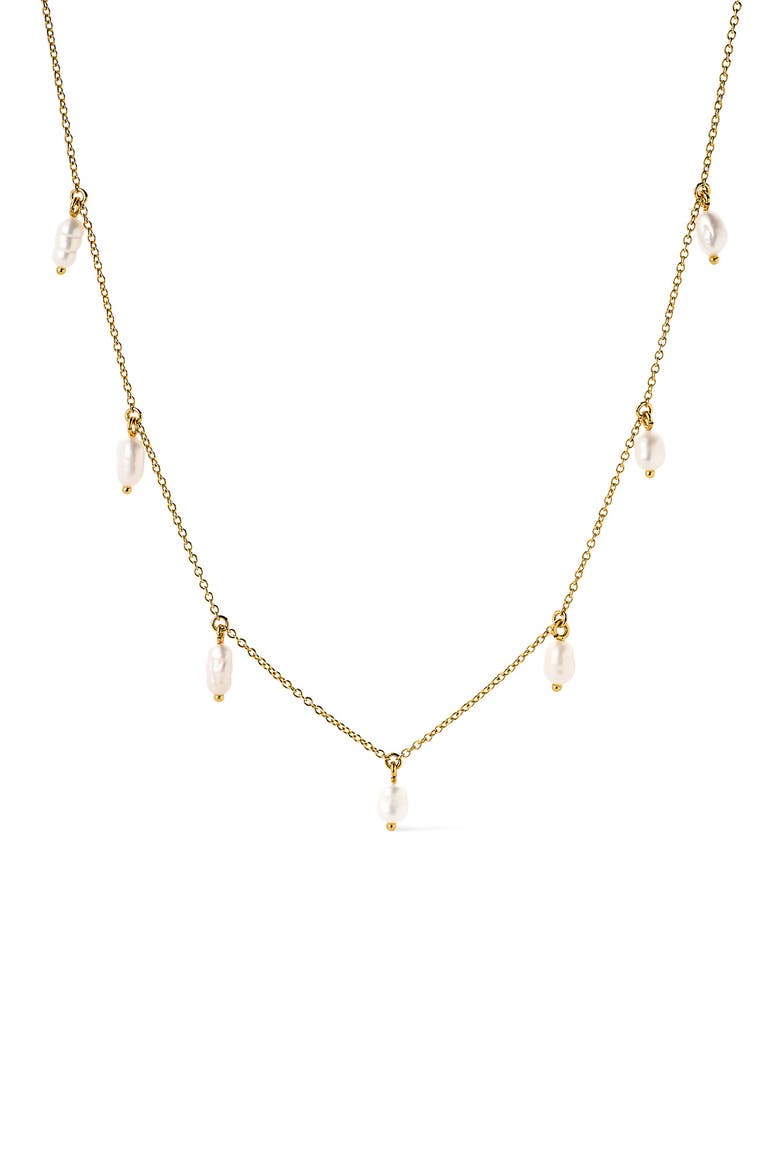 Loki Charm Necklace, Main, color, GOLD / WHITE