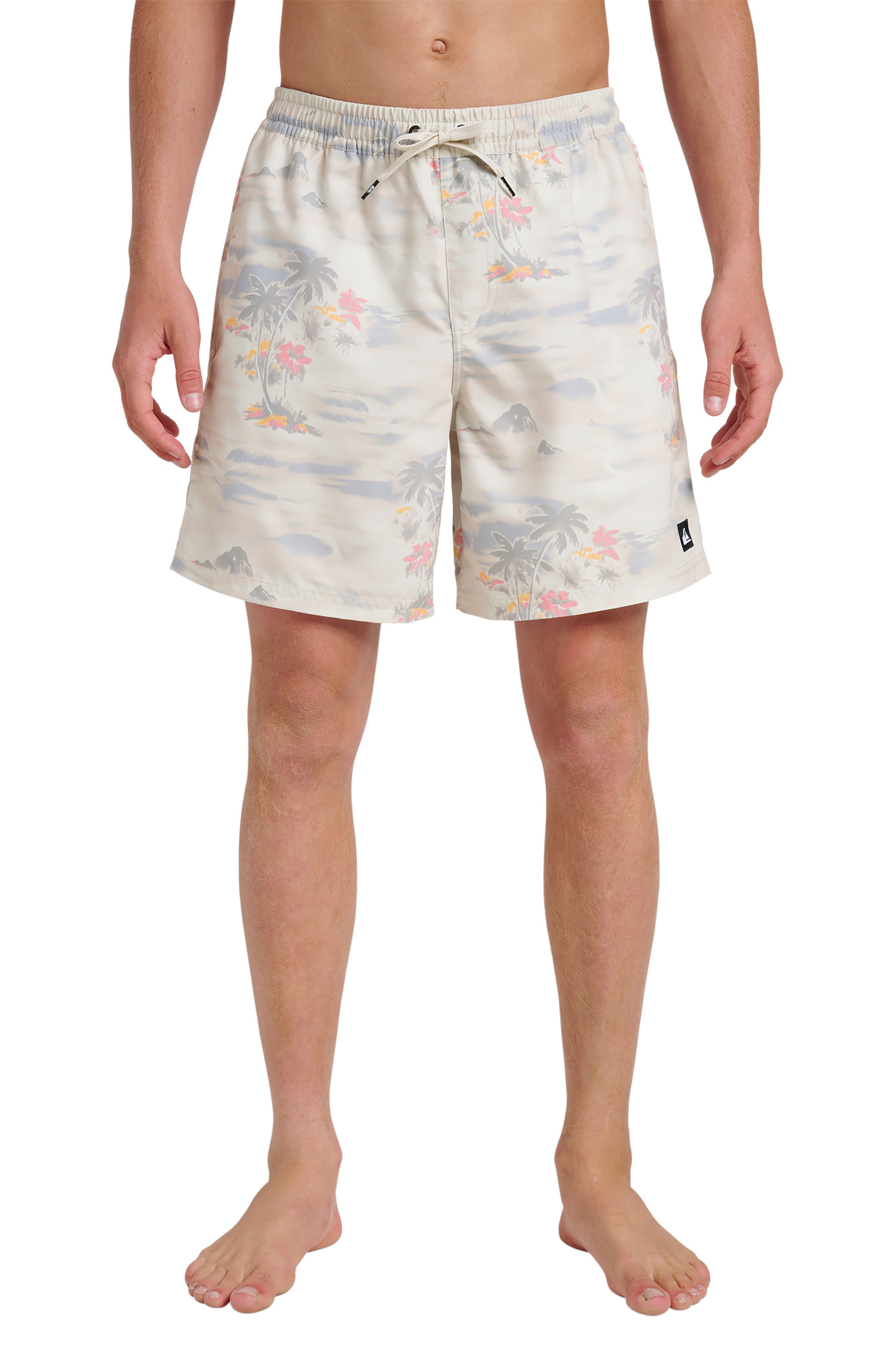 Quiksilver Everyday Water Repellent Tropical Surf Volley 6-Inch Swim Trunks