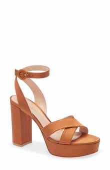 Gianvito Rossi Ankle Strap Platform Sandal