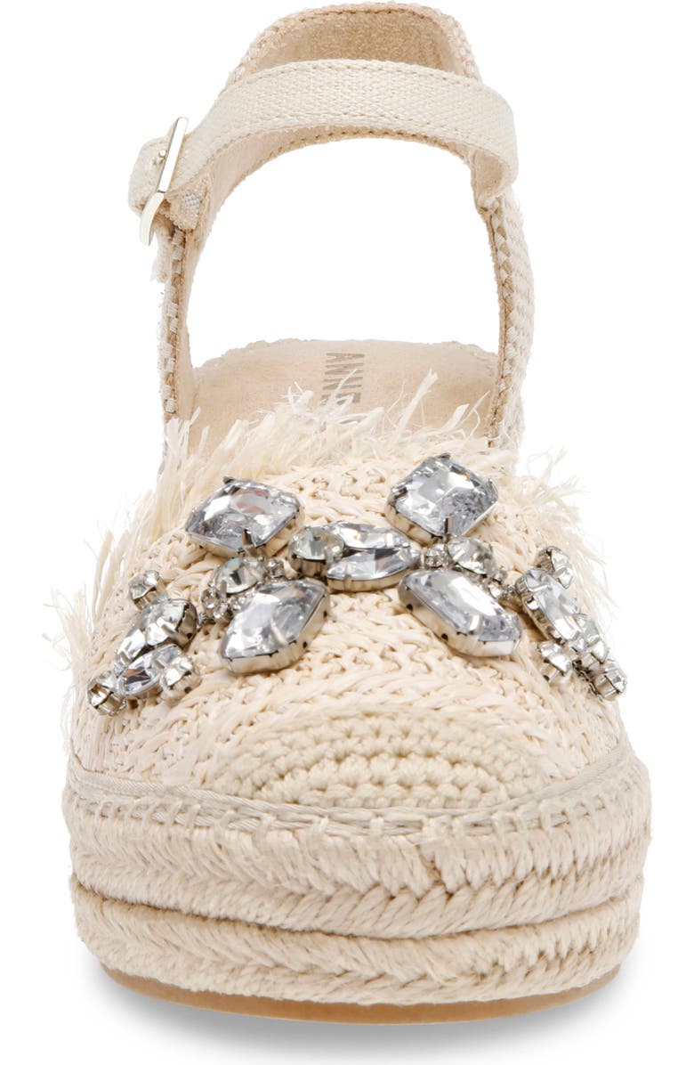 Anne Klein Lenox Wedge Espadrille Sandal, Alternate, color,