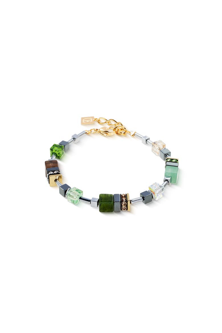 Geocube Precious Motion Bracelet, Main, color, Forest Light