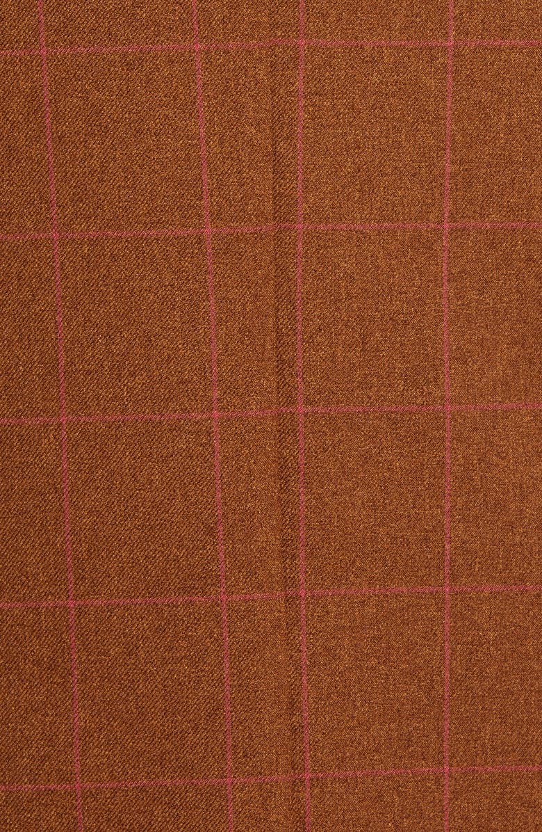 Leith Windowpane Check Boyfriend Blazer, Alternate, color, 