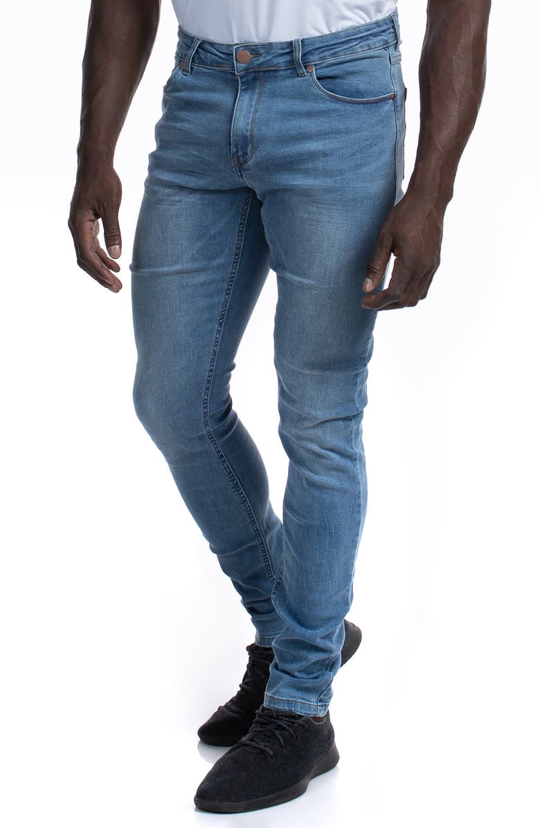 Barbell Apparel Slim Athletic Fit Jeans, Alternate, color,