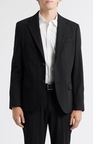 Open Edit Slim Fit Solid Stretch Suit Jacket