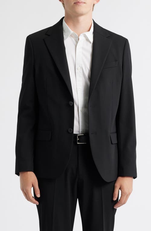 Open Edit Slim Fit Solid Stretch Suit Jacket In Black