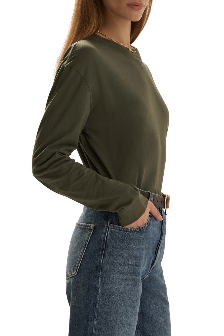 The Everyday Long Sleeve Top, Alternate, color, ARMY