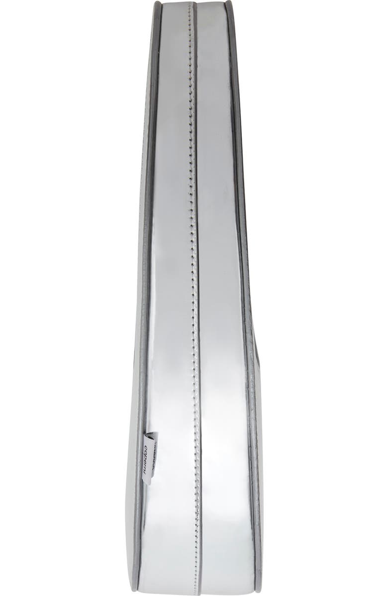 Coperni Mini Swipe Metallic Faux Leather Bag, Alternate, color,