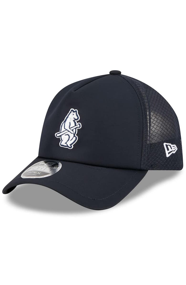 New Era Men's New Era Navy Chicago Cubs 2026 Batting Practice Alternate Apex 9FORTY Adjustable Hat, Main, color, Navy