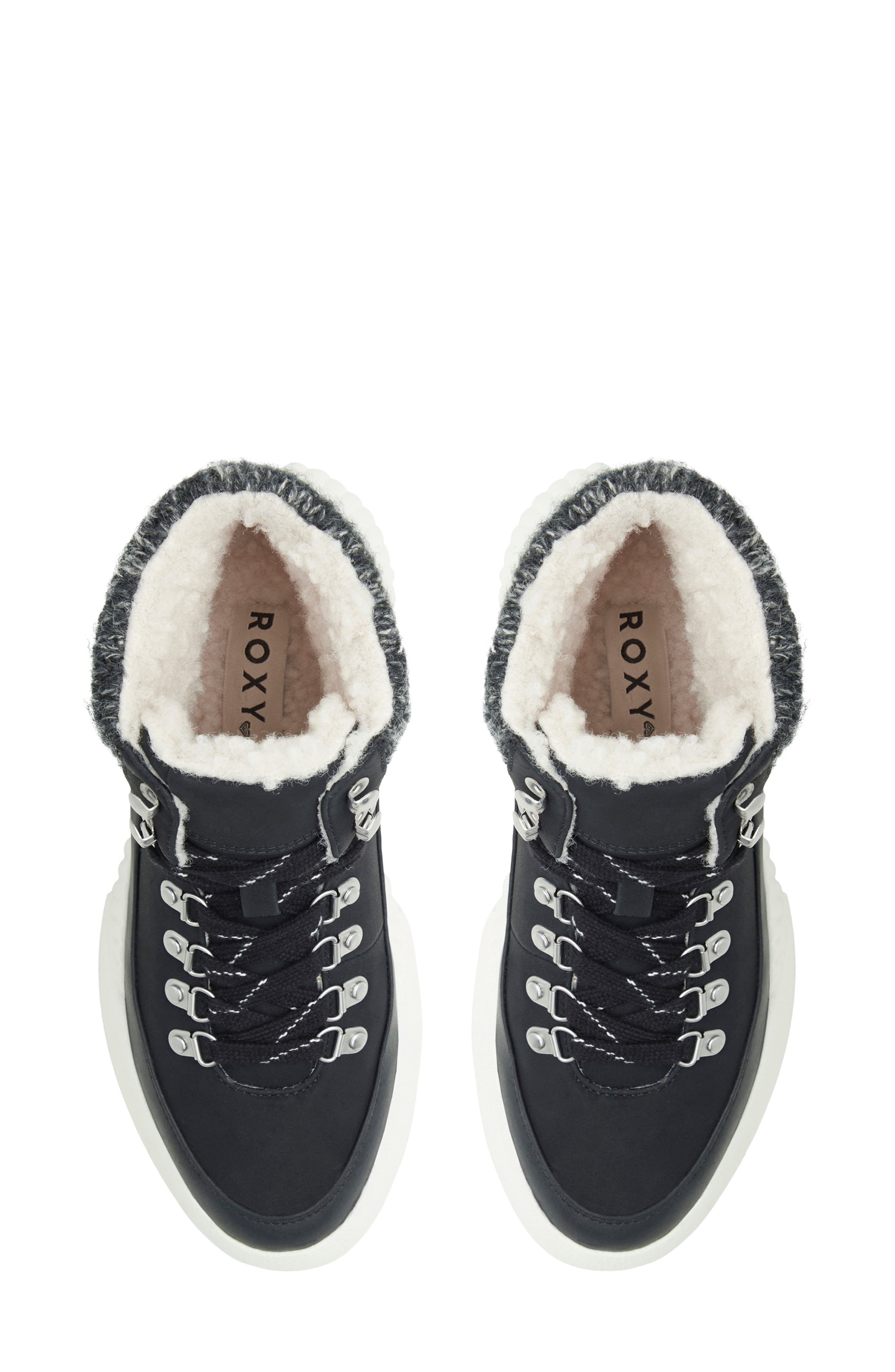 Roxy Bling Peak High Top Sneaker, Alternate, color, Other Black