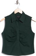 rag & bone Ginny Poplin Sleeveless Shirt
