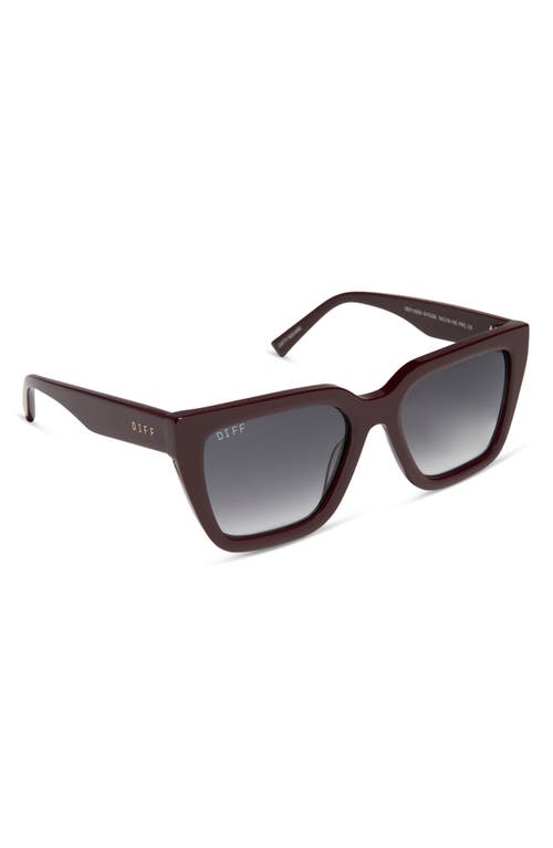 Diff Amara 54mm Square Sunglasses In Brown
