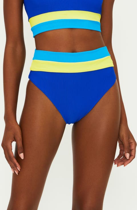 Heidi Stripe Bikini Bottoms