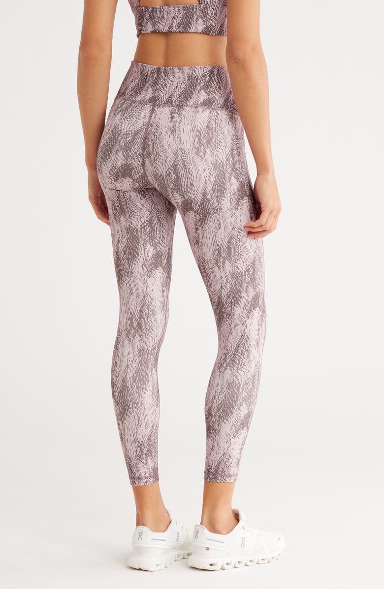 Z by Zella Perform Printed 7/8 Leggings, Alternate, color, Grey Python Print