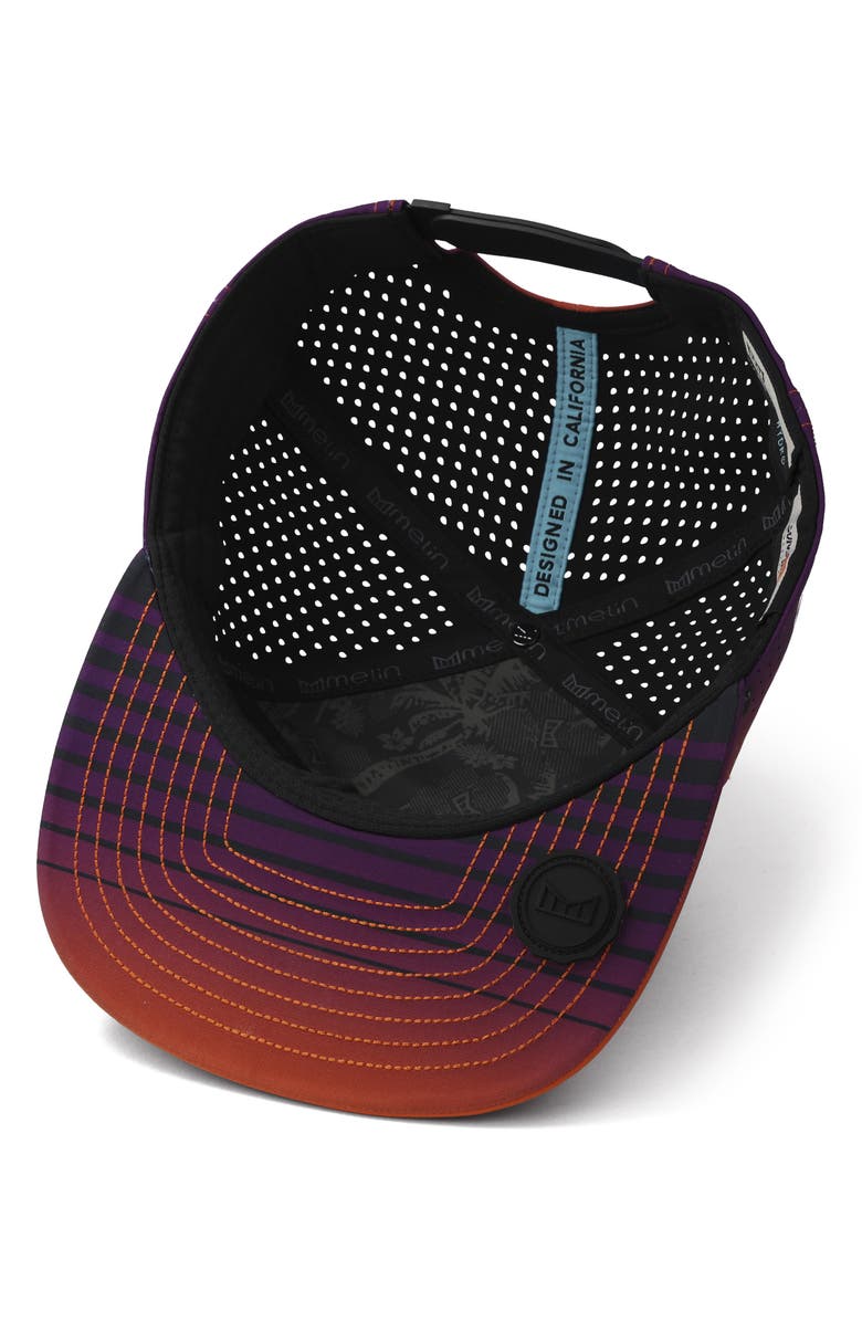 Melin Trenches Sunset Waves Hydro Snapback Cap, Alternate, color, Sunset