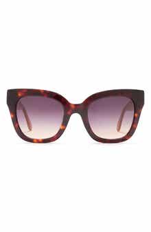 BCBG MAXAZRIA 50mm Chunky Square Exposed Quilt Sunglasses