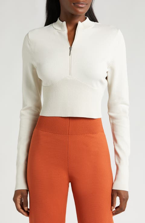 Open Back Crop Sweater