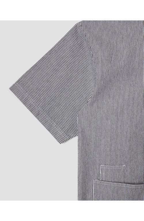 Stan Ray Pinstripe Cotton Utility T-shirt In Aged Hickory Stripe