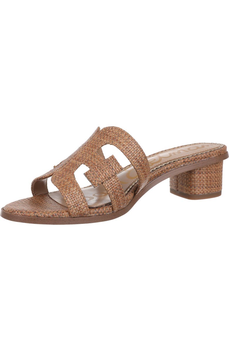 Sam Edelman Illie Block Heel Slide Sandal, Alternate, color, New Cuoio