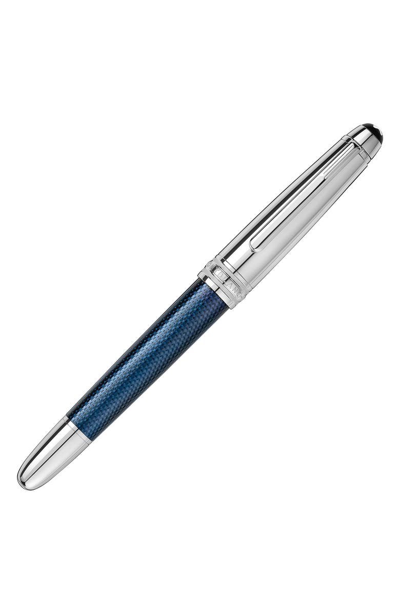 Montblanc Meisterstück Solitaire Doué Blue Hour Classique Rollerball Pen, Alternate, color, Blue