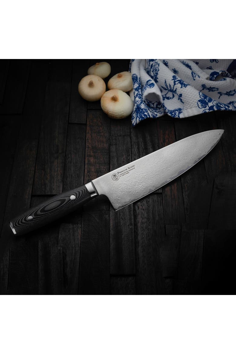 Damascus Chef's Knife, Alternate, color, No Color
