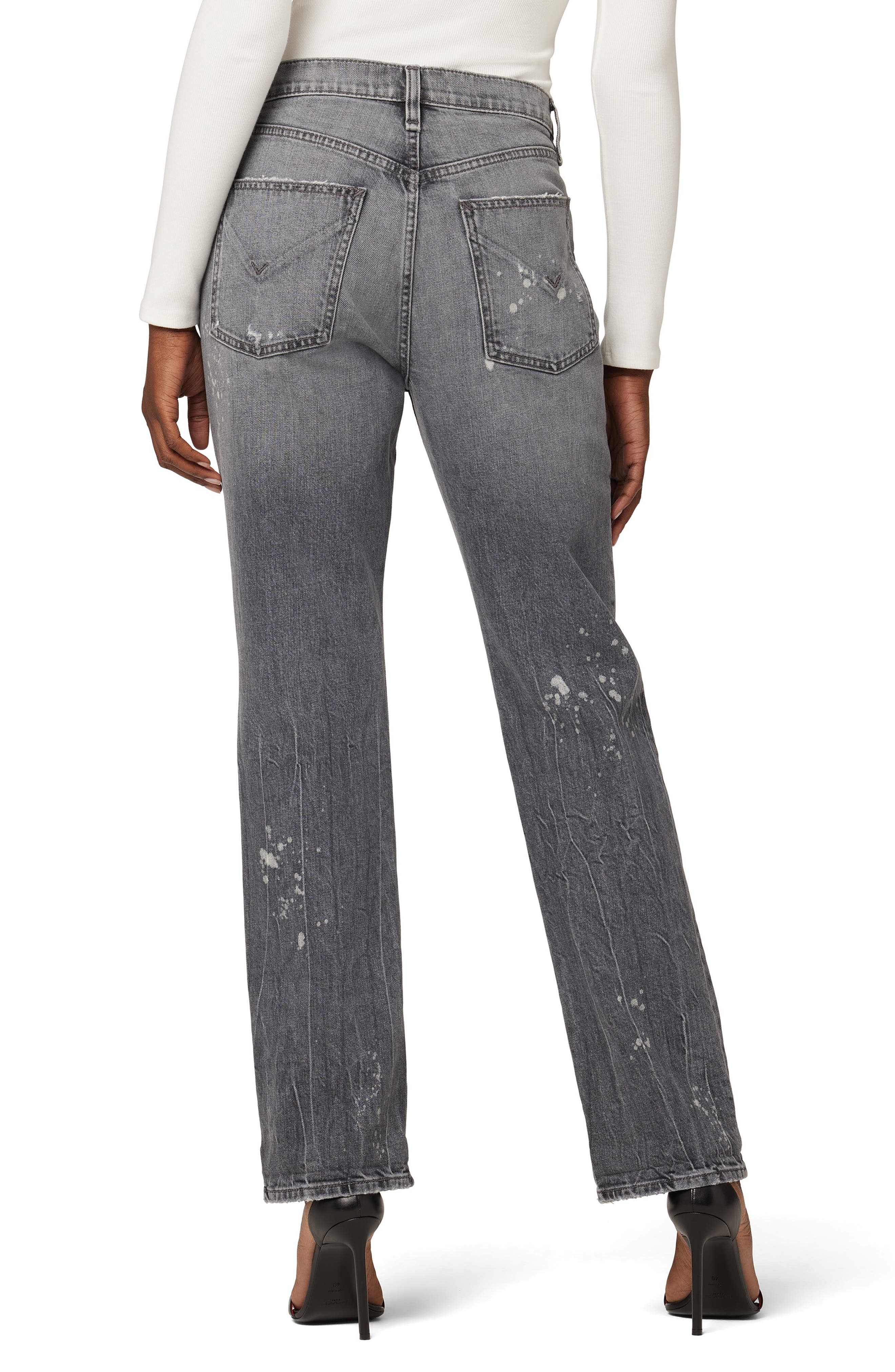 Thalia Loose Fit Rolled Cuff Ankle Jeans - image 2