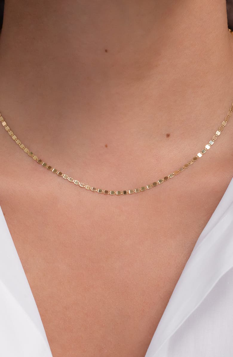 Zoe Lev Valentino Chain Necklace, Alternate, color, Yellow Gold