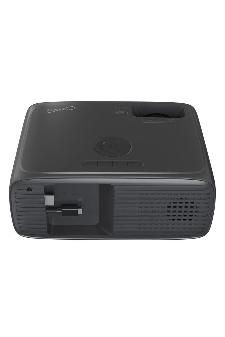 1080p 300 ANSI Lumen LED Projector Bluetooh and Remote, Alternate, color, Black