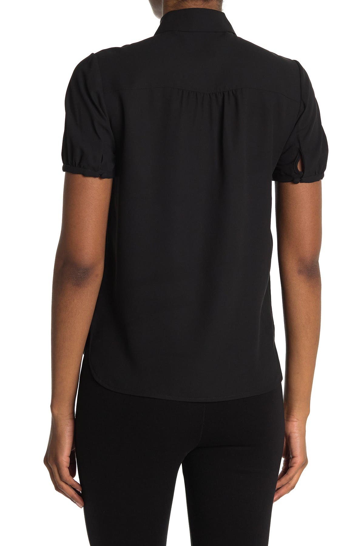 Peter Pan Shirred Collar Blouse - image 2