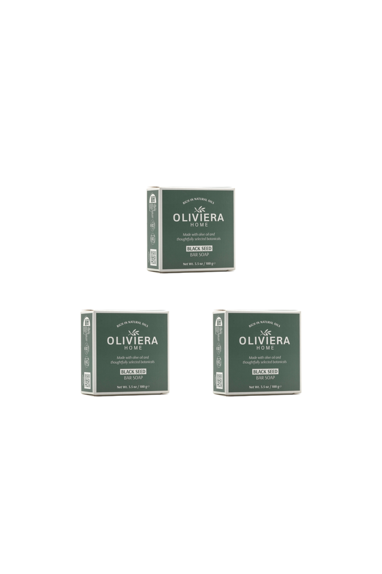 Black Seed Bar Soap Trio, Alternate, color, Black