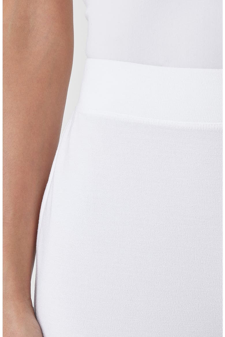 High Waist Slim Crop Pants, Alternate, color, WHITE