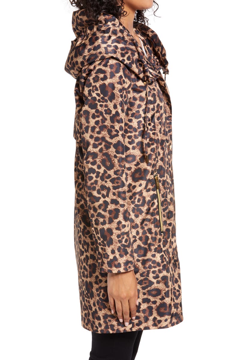 Via Spiga Packable Hooded Raincoat, Alternate, color, 