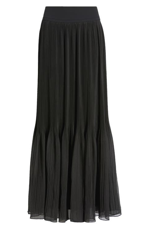 Ryle Micropleat Maxi Skirt