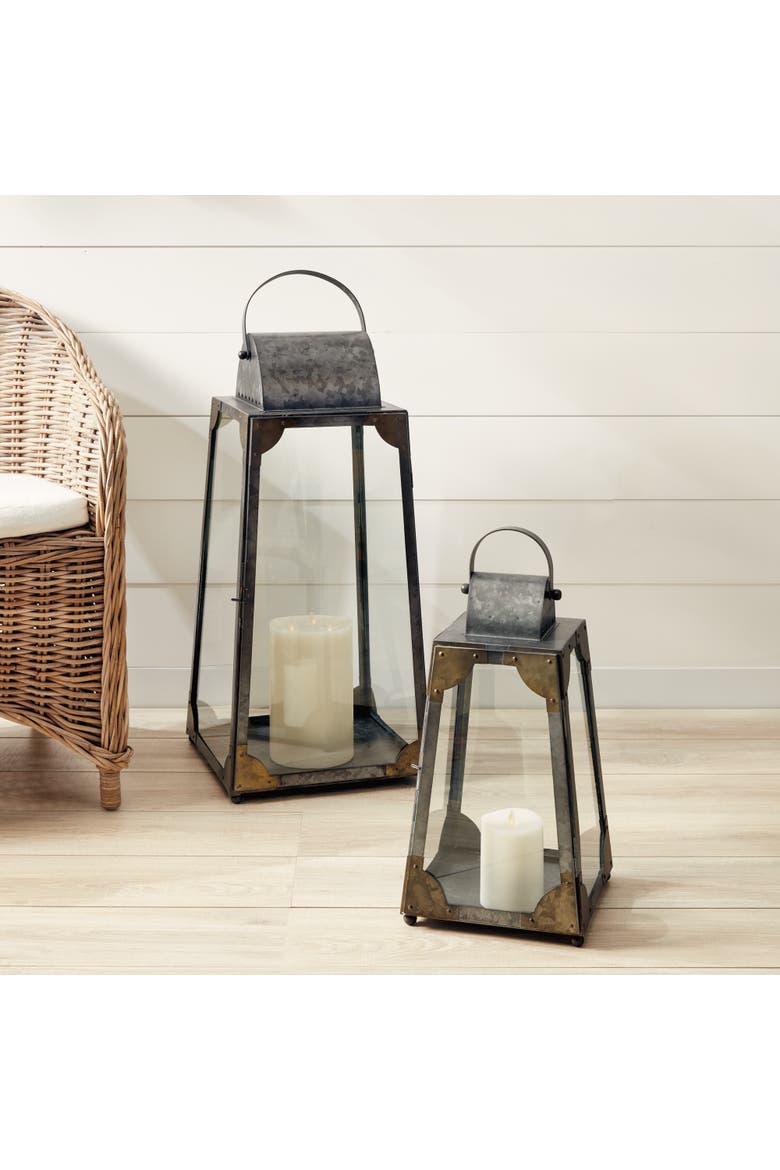 Madera Outdoor Lantern, Main, color, Gray