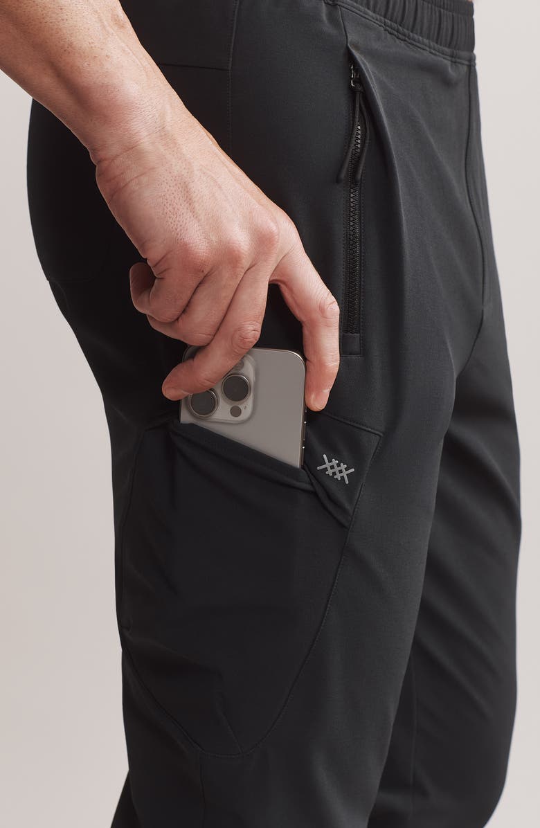 Rhone Altitude Cargo Joggers, Alternate, color, Black