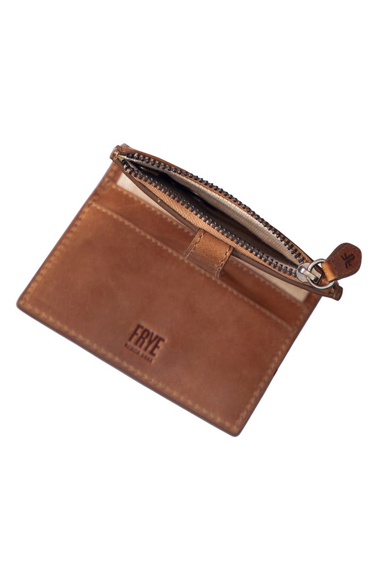 Frye Melissa Leather Card Case, Alternate, color, 