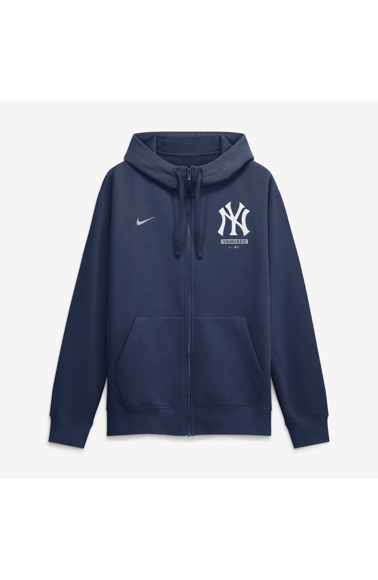 Nike Men's Nike Navy New York Yankees Primetime Lockup Full-Zip Hoodie, Alternate, color, Navy