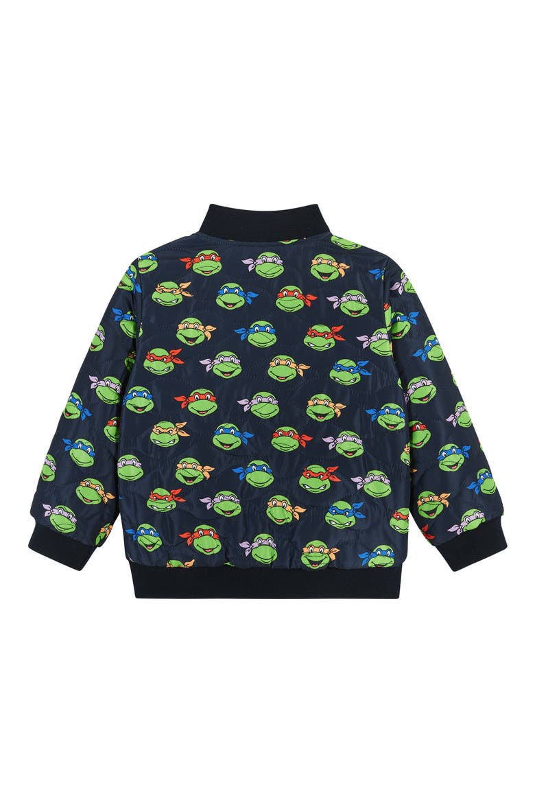 x Teenage Mutant Ninja Turtles® Kids' Reversible Varsity Jacket, Alternate, color, NAVY CORD