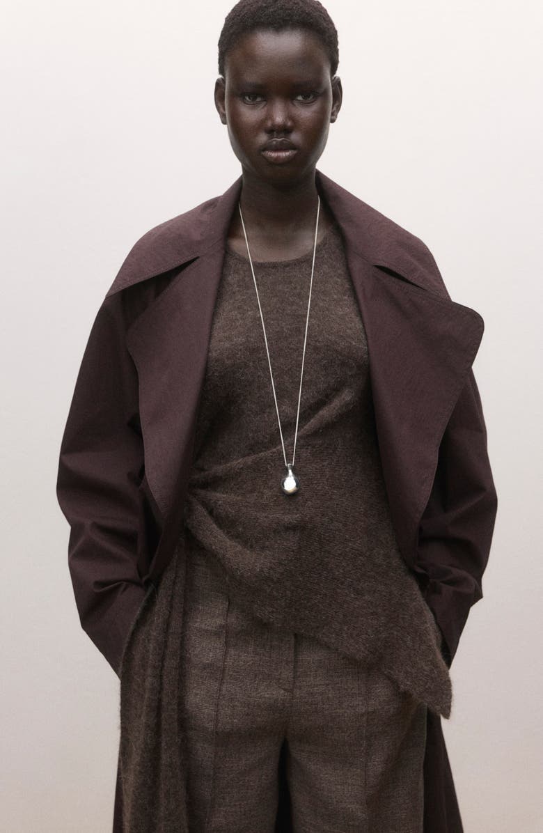 MANGO Sphere Pendant Necklace, Alternate, color, Silver