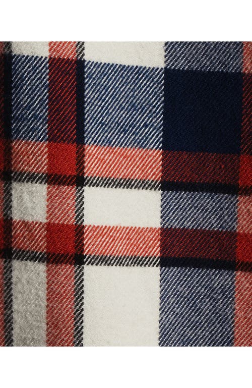 Lands' End Traditional Fit Flagship Flannel Shirt In Multi