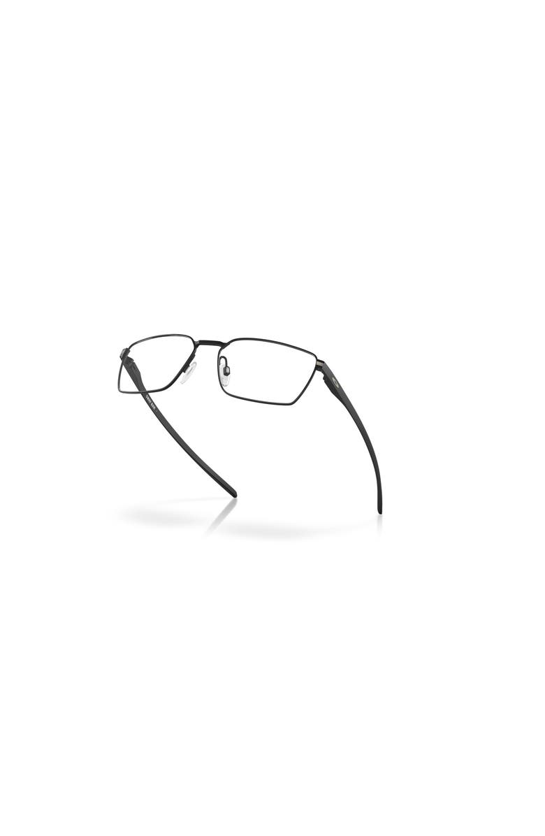 Oakley 55mm Rectangle optical glasses, Alternate, color, Black